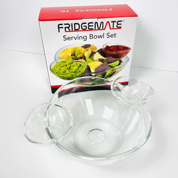 Gourmet Fridgemate 3 Piece Serving Bowl Set - Picture 1 of 5